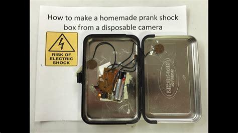 how to make an electric shock box|9 volt electro shock device.